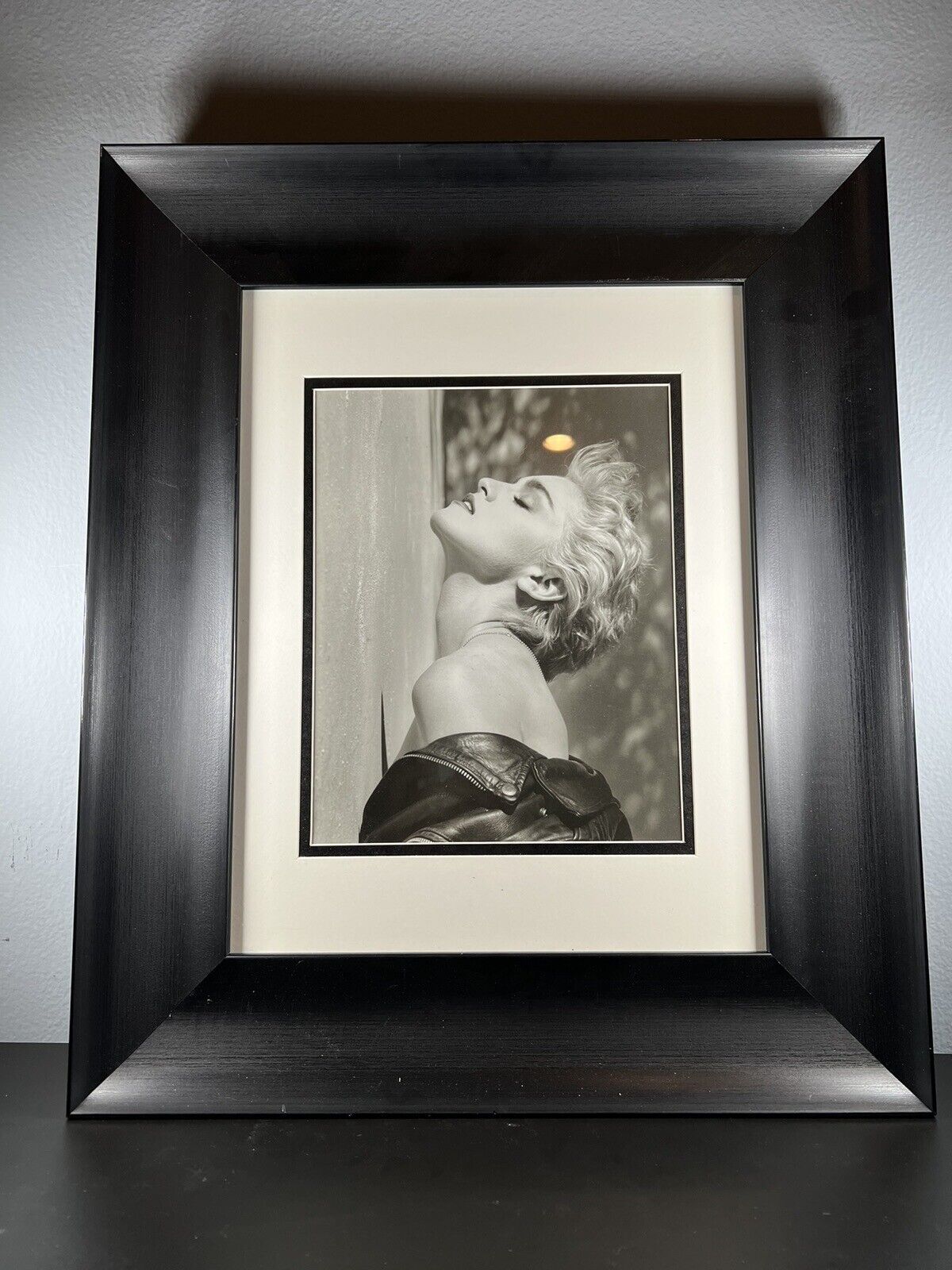 Rare Herb Ritts B&W Glamour Photo Of Madonna 8x10” In 18x22” Frame w/COA