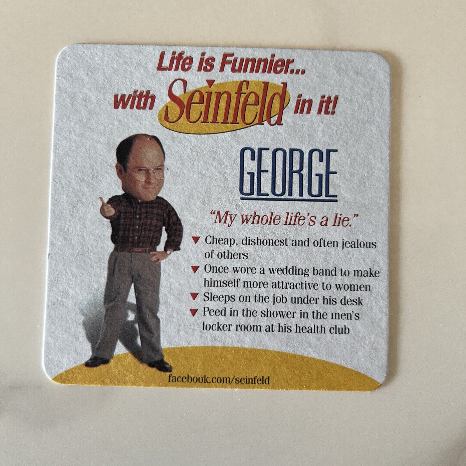 Seinfeld Coasters (Jerry, Elaine, George, Kramer)
