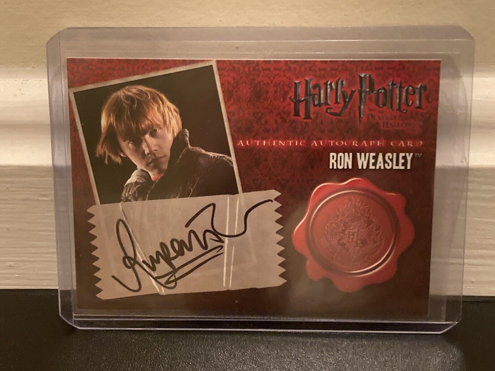 Harry Potter Artbox Deathly Hallows 1 RON WEASLEY Rupert Grint Auto Autograph
