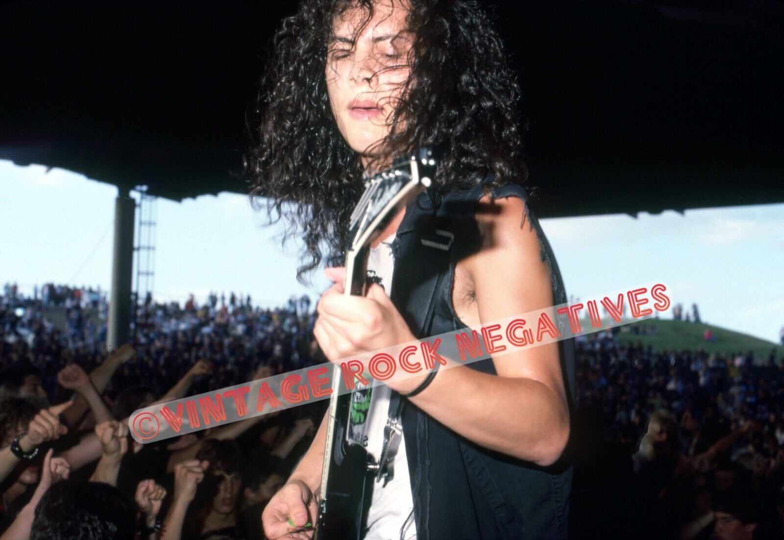 Kirk Hammett METALLICA 1986 Pine Knob - Hi-Res Fine Art Archival Photo 11x17 XL