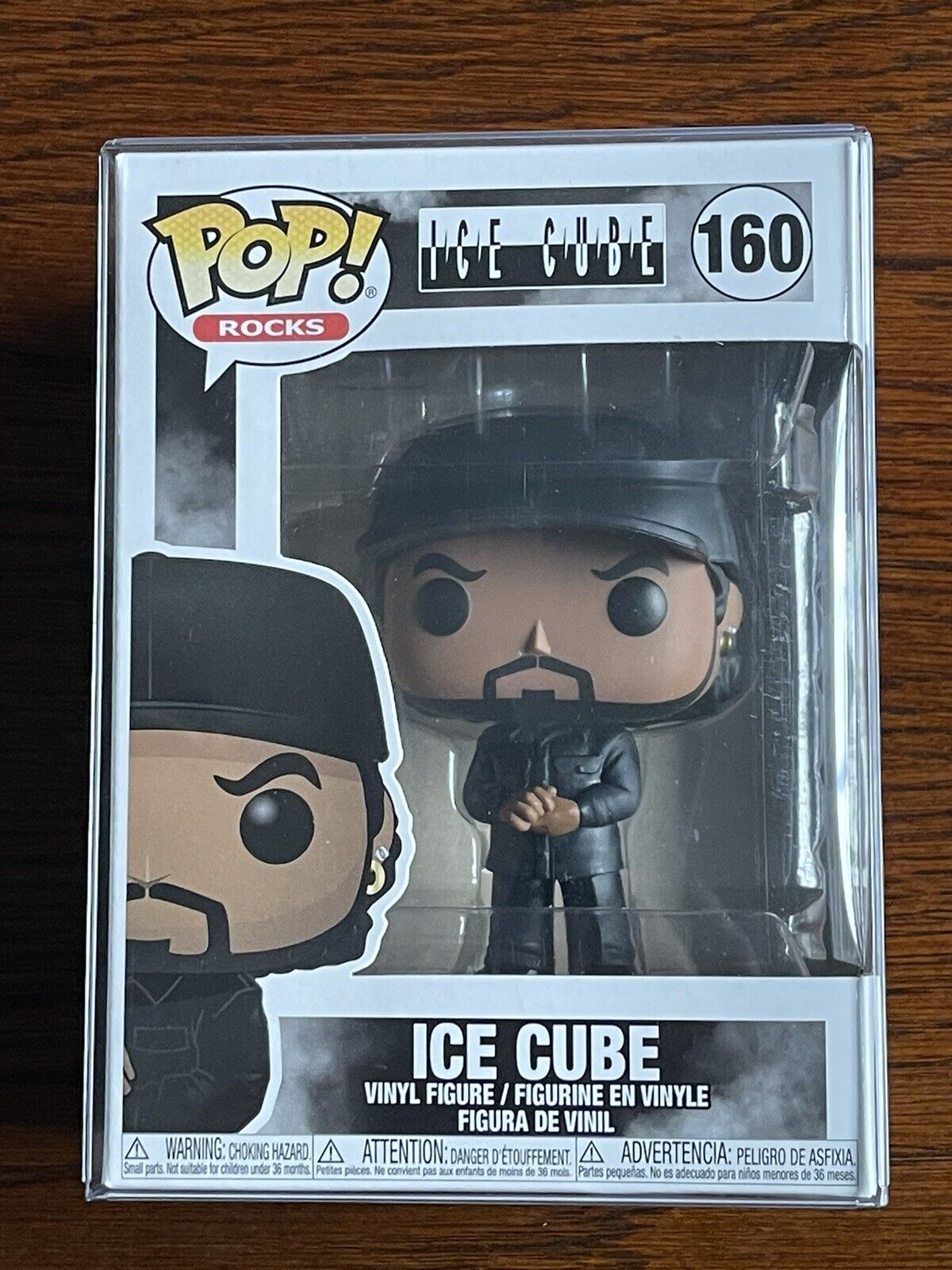 Funko POP Rocks - ICE CUBE #160 - NWA Friday Rapper Vinyl Figure With Protector