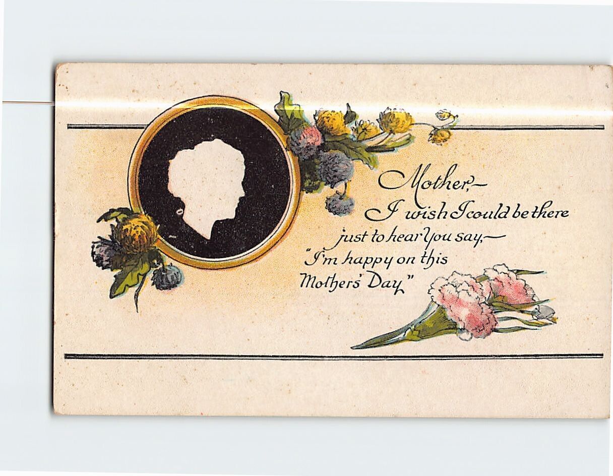 Postcard Mother's Day Card Flower Art Print