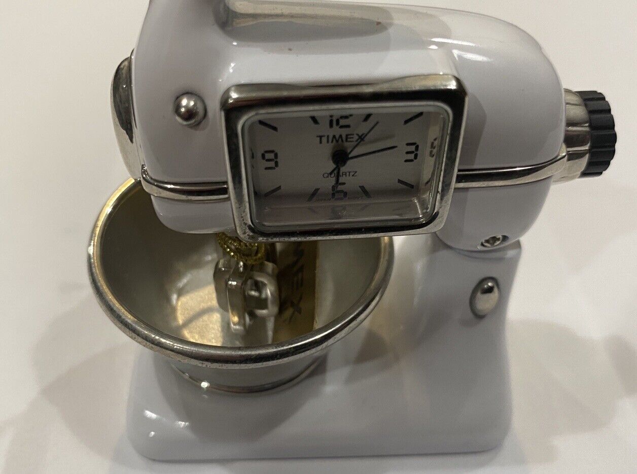Timex Kitchen Mixer, Miniature Clock