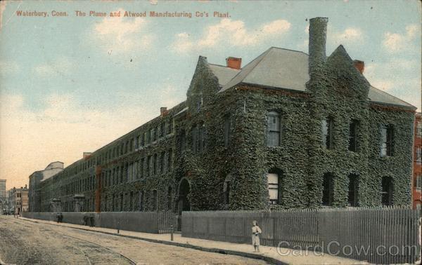 Waterbury,CT The Plume and Atwood Manufacturing Co\'s Plant Leighton Connecticut