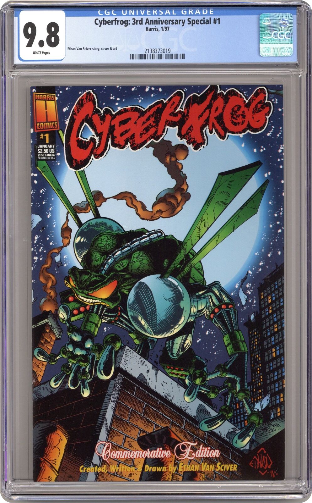 Cyberfrog 3rd Anniversary Special #1 CGC 9.8 1997 2138373019