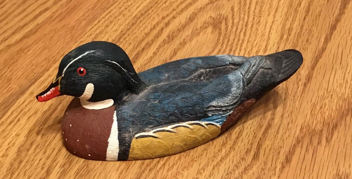 Jennings Decoy Comp Drake Resin Duck Hunting Wildlife Reproduction Handcrafted