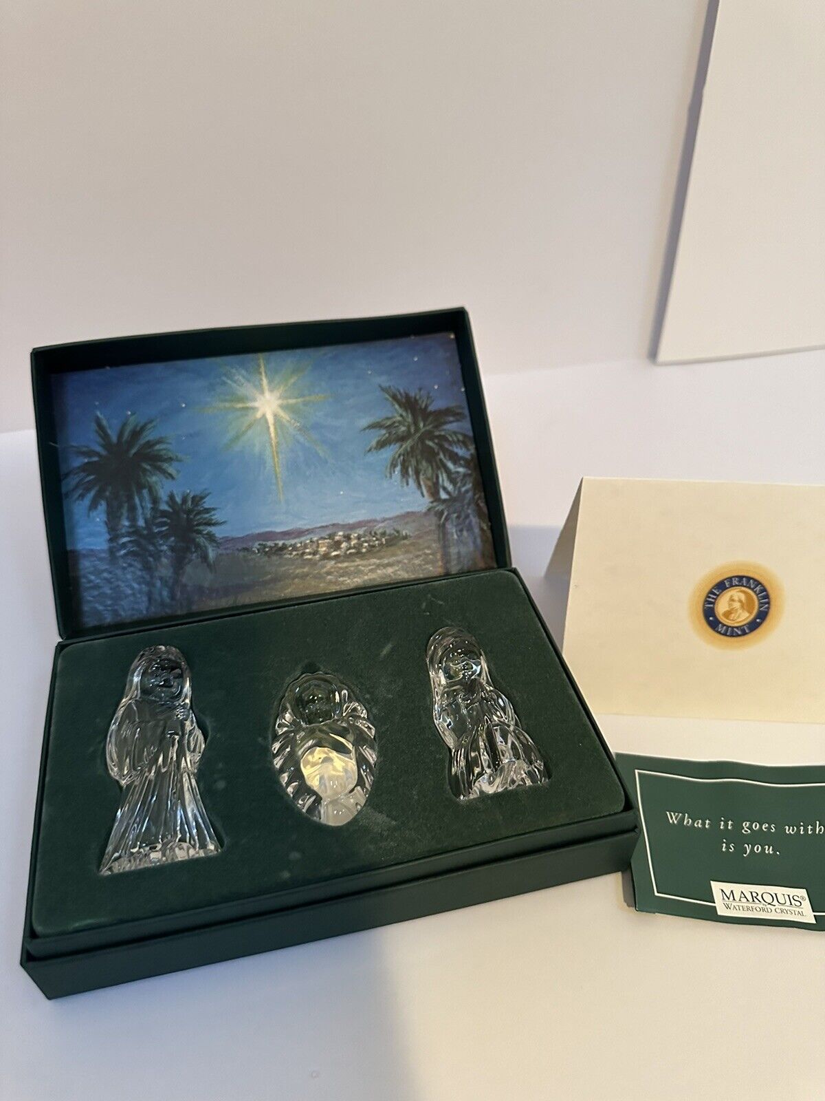 Marquis by Waterford Crystal The Nativity Collection Box Set