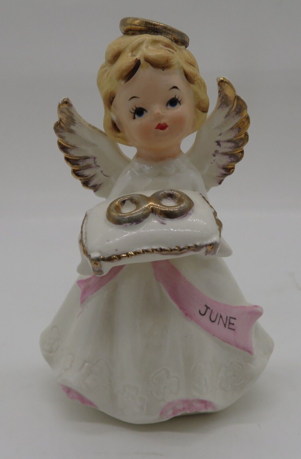 Vintage June Angel Figurine Wedding Rings JAPAN