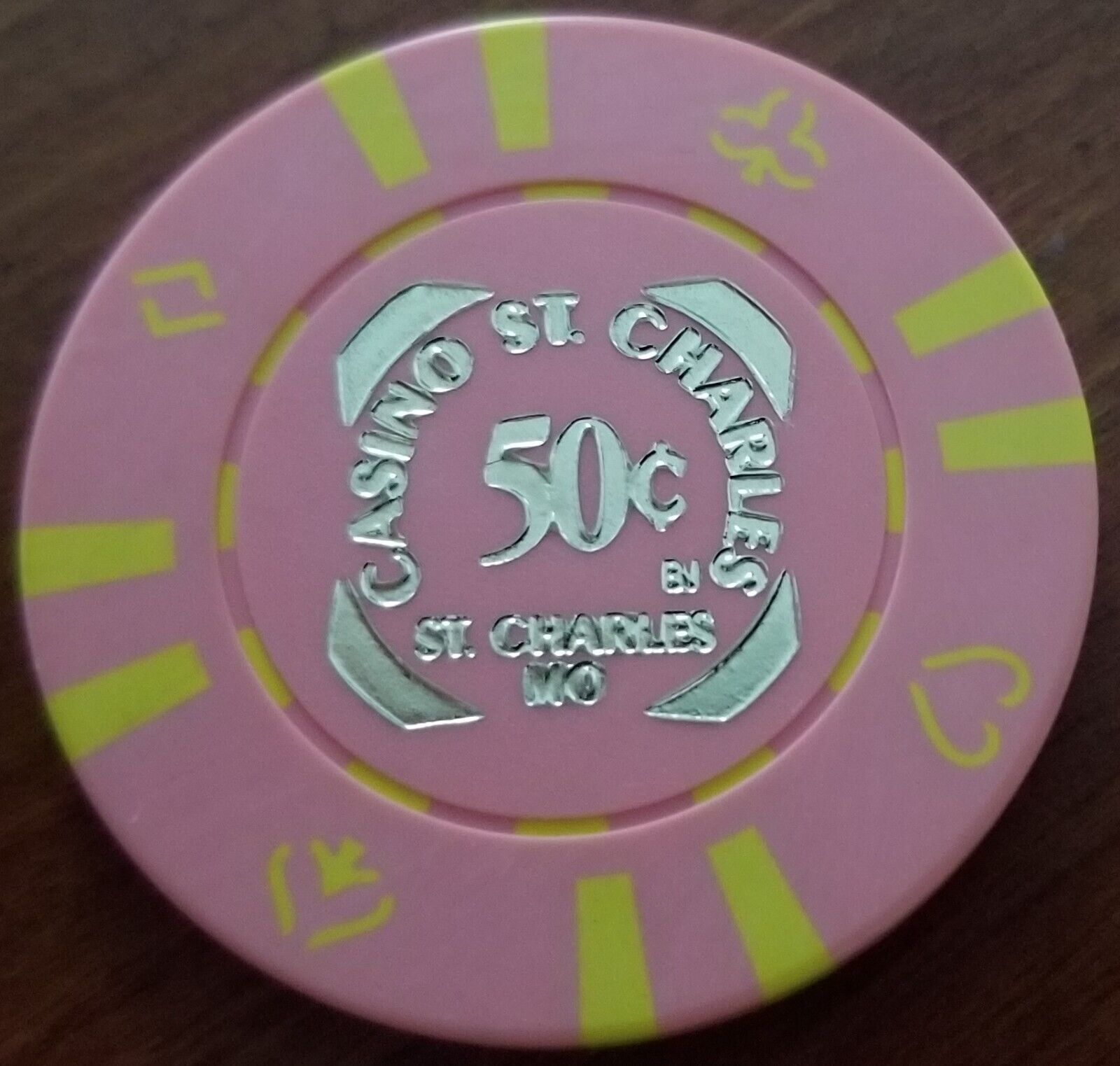50 cent Chip from the Casino St. Charles in St. Charles, MO