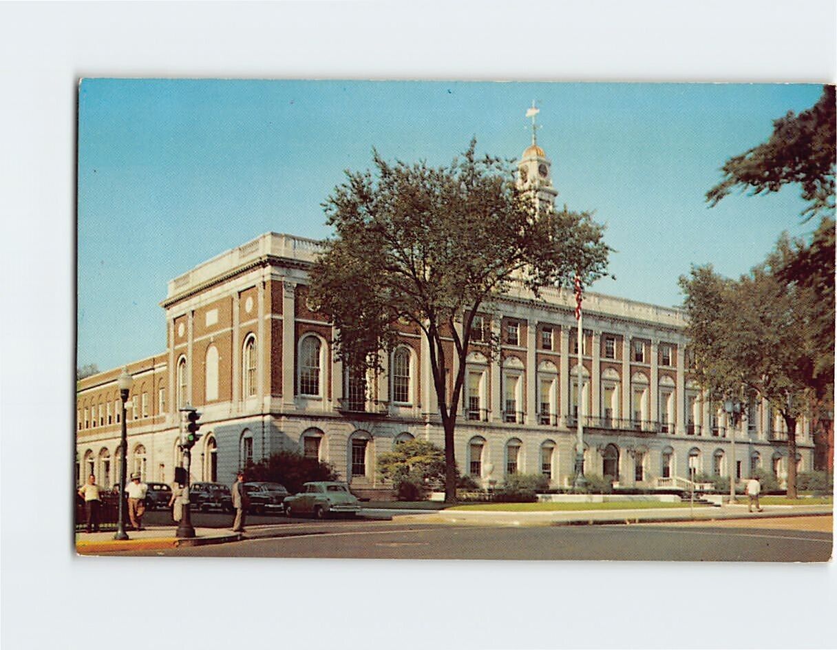Postcard City Hall Waterbury Connecticut USA