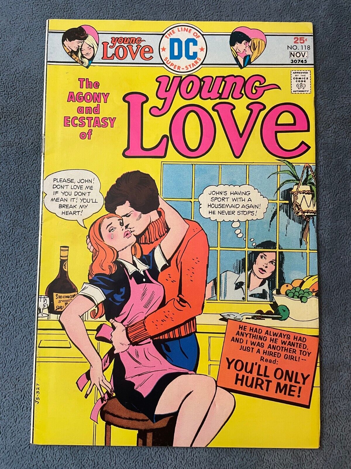Young Love #118 1975 DC Romance Comic Book GGA Grandenetti Cover High Grade VF+