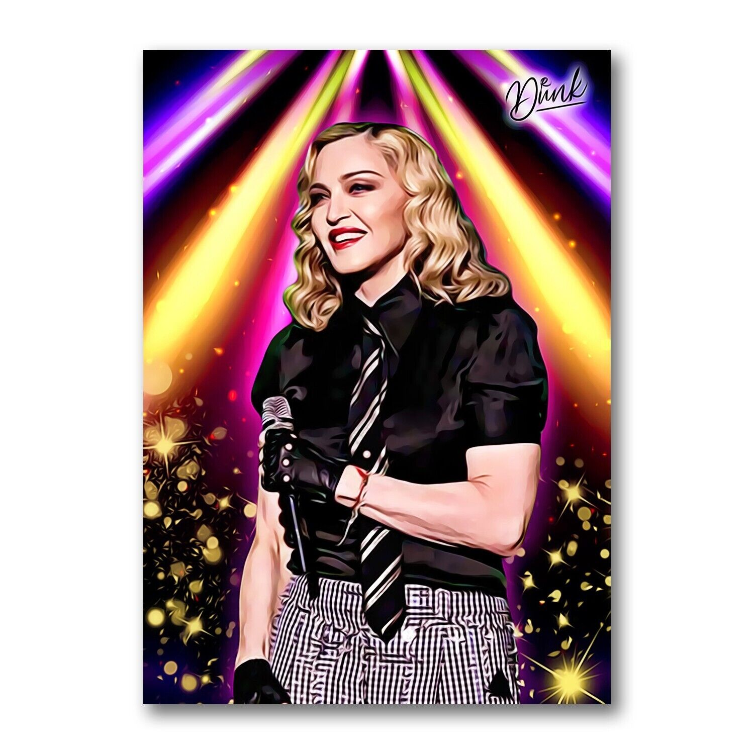 Madonna Headliner Sketch Card Limited 03/30 Dr. Dunk Signed