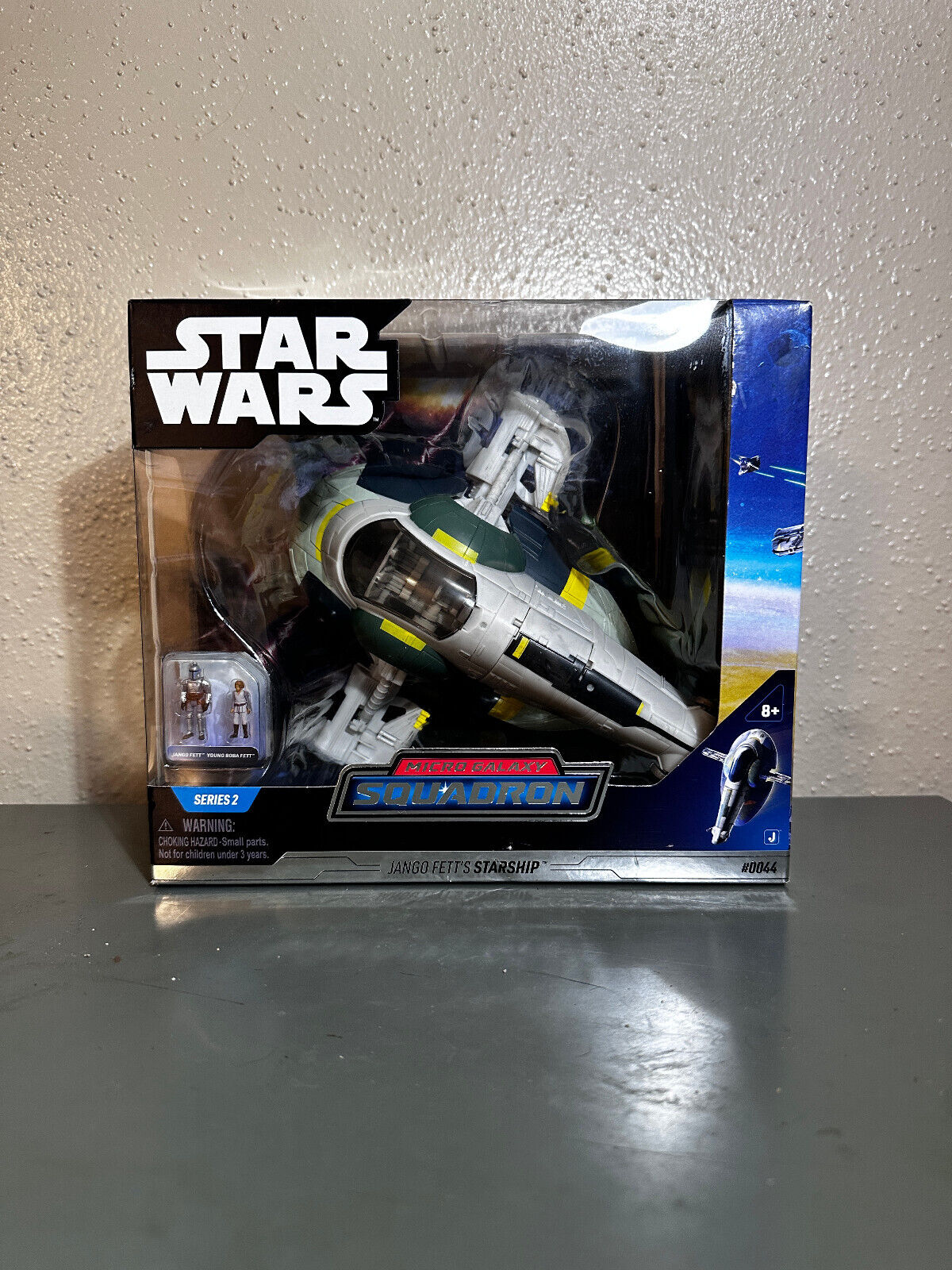 Star Wars Micro Galaxy Squadron Jango Fett\'s Starship Series 2 #0044 Young Boba