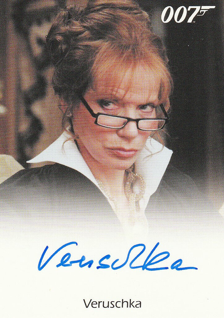 James Bond 50th Anniversary Fullbleed autograph card     Veruschka