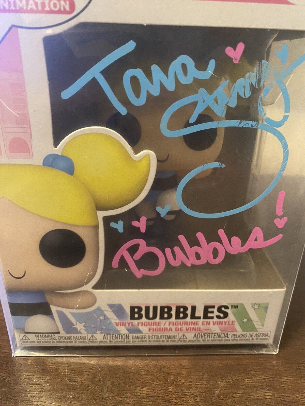 Funko Pop Bubbles Signed By Tara Strong Jsa Authentic