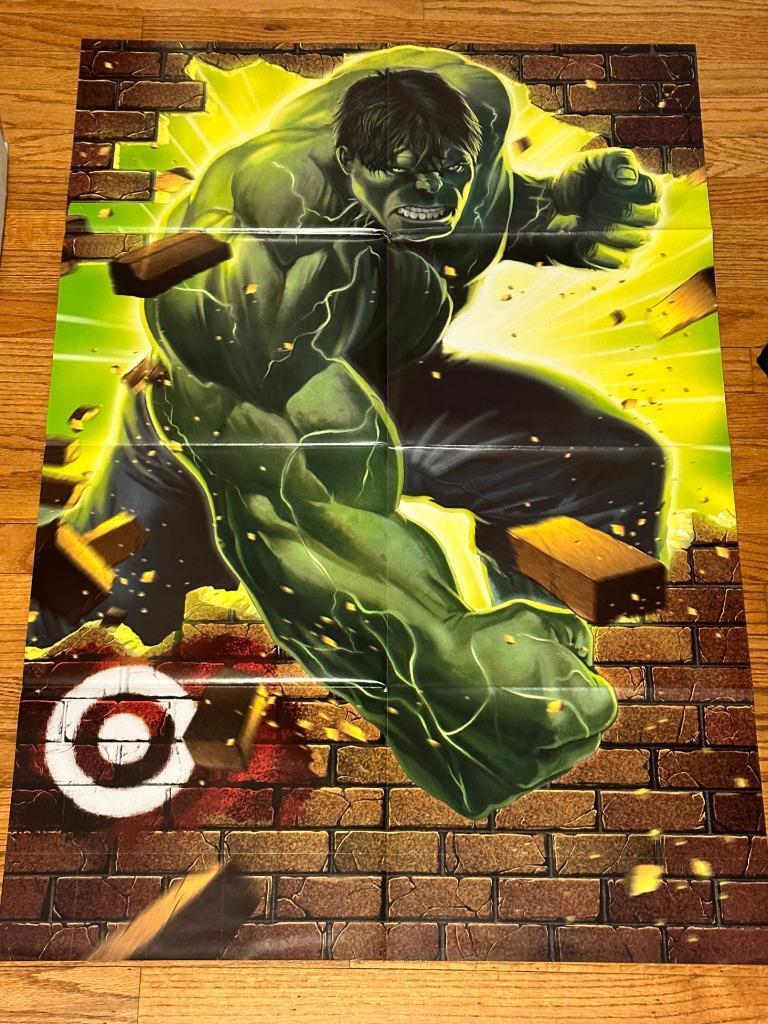 The Incredible Hulk Target 2008 Promo Poster Marvel Stan Lee