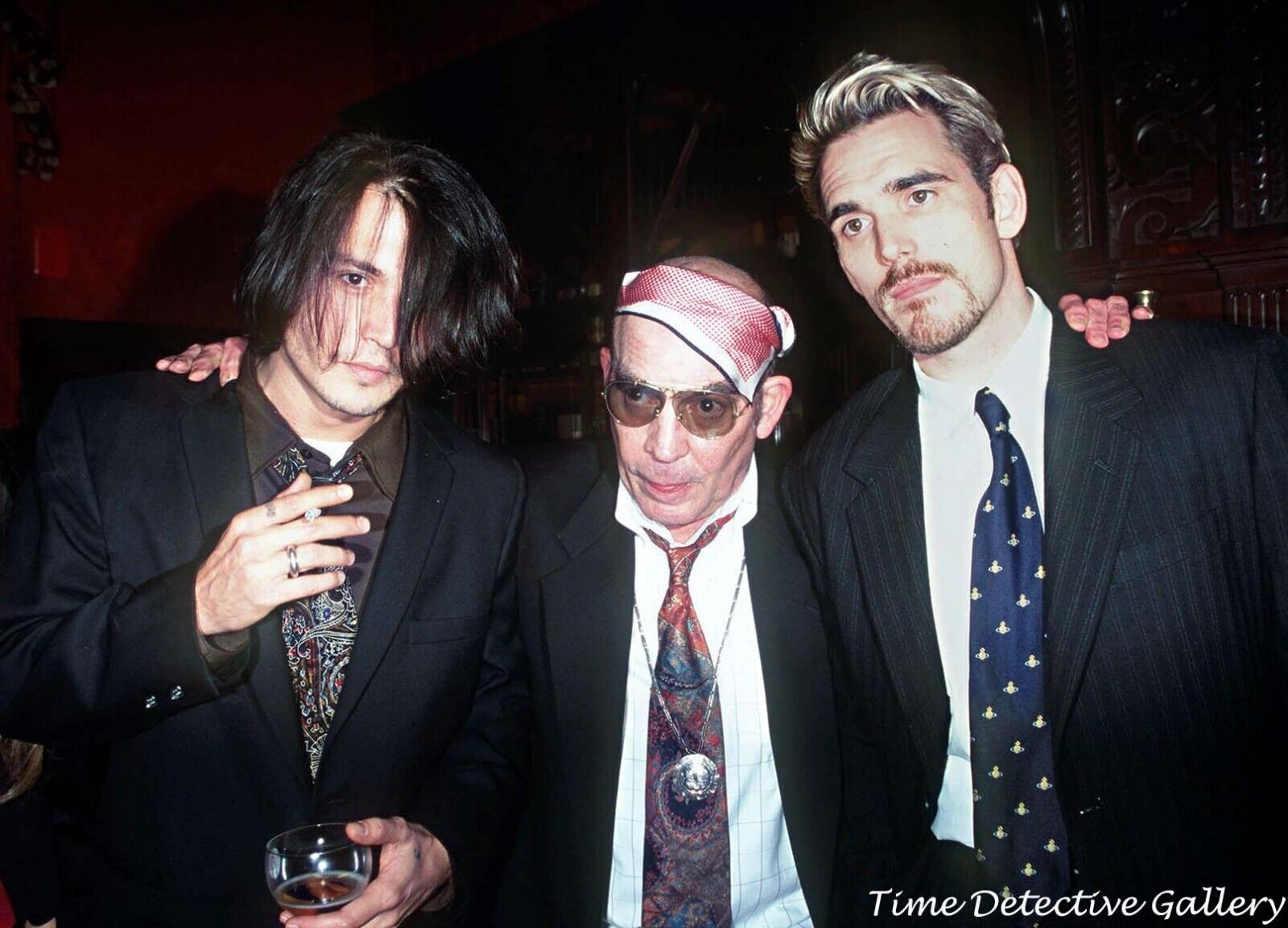 Johnny Depp, Hunter S. Thompson, and Matt Dillon in Las Vegas, Nevada - 1996