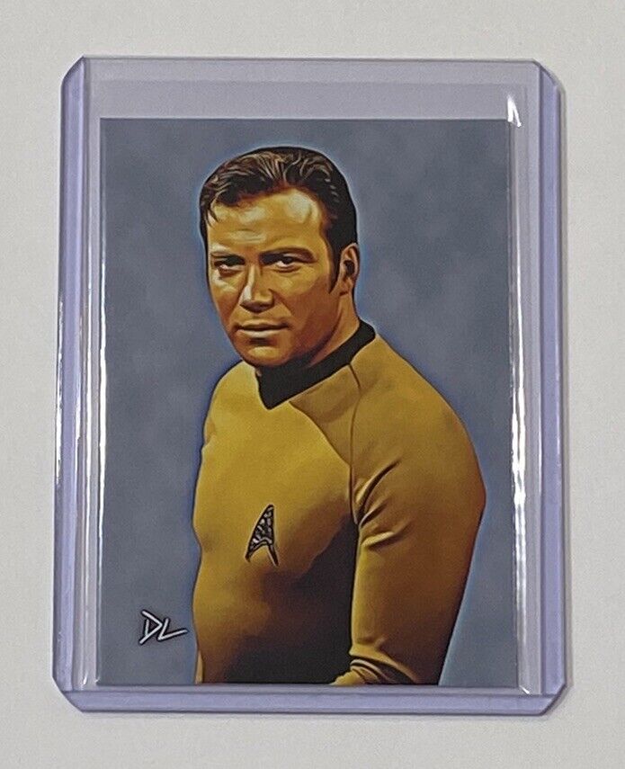 Captain Kirk Limited Edition Artist Signed Star Trek Trading Card 1/10