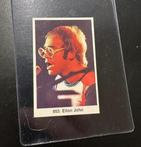 1978 Swedish Samlarsaker Period After Number Elton John #853  NM