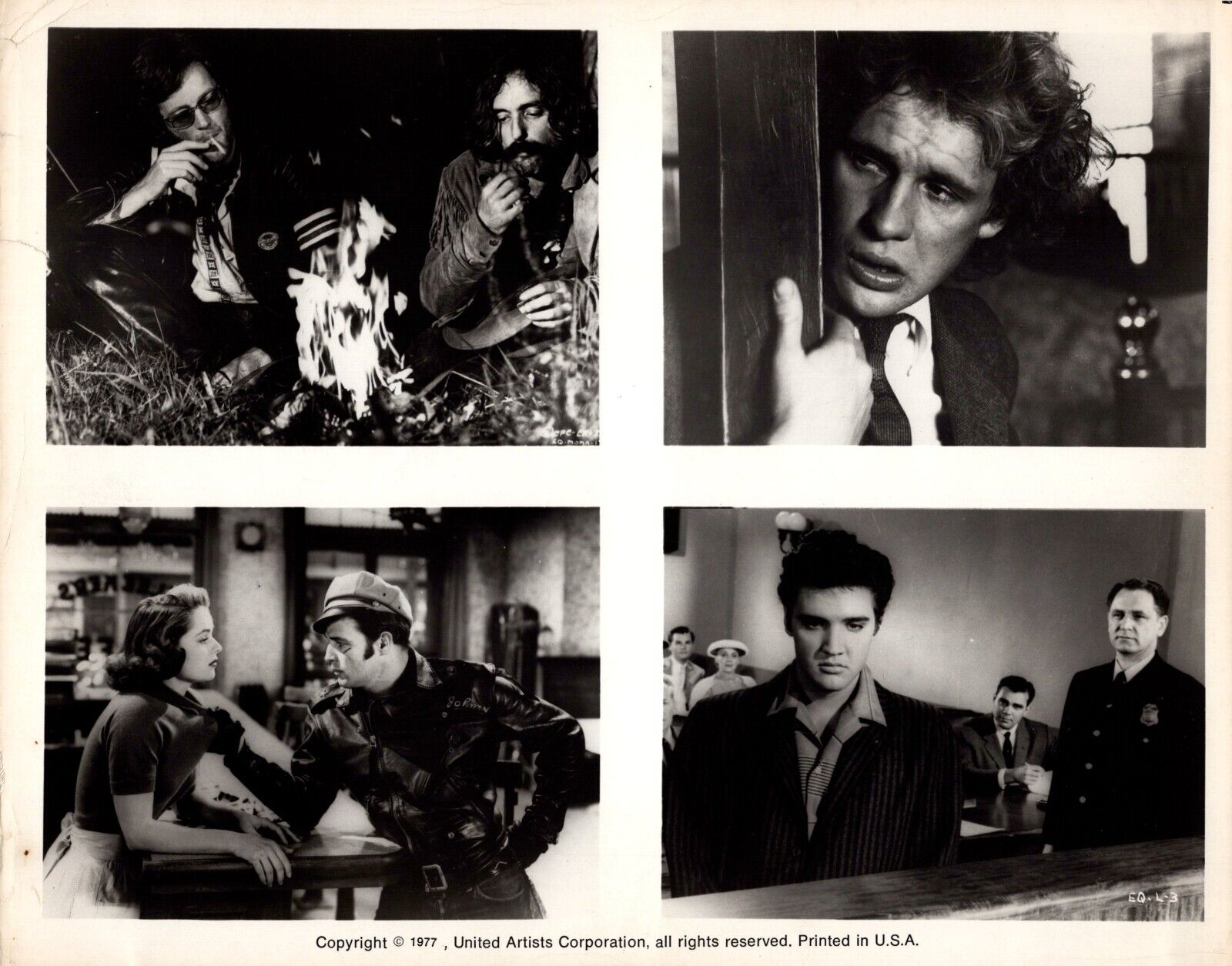 Peter Firth + Elvis Presley + Marlon Brando + Mary Murphy (1977) Photo K 326