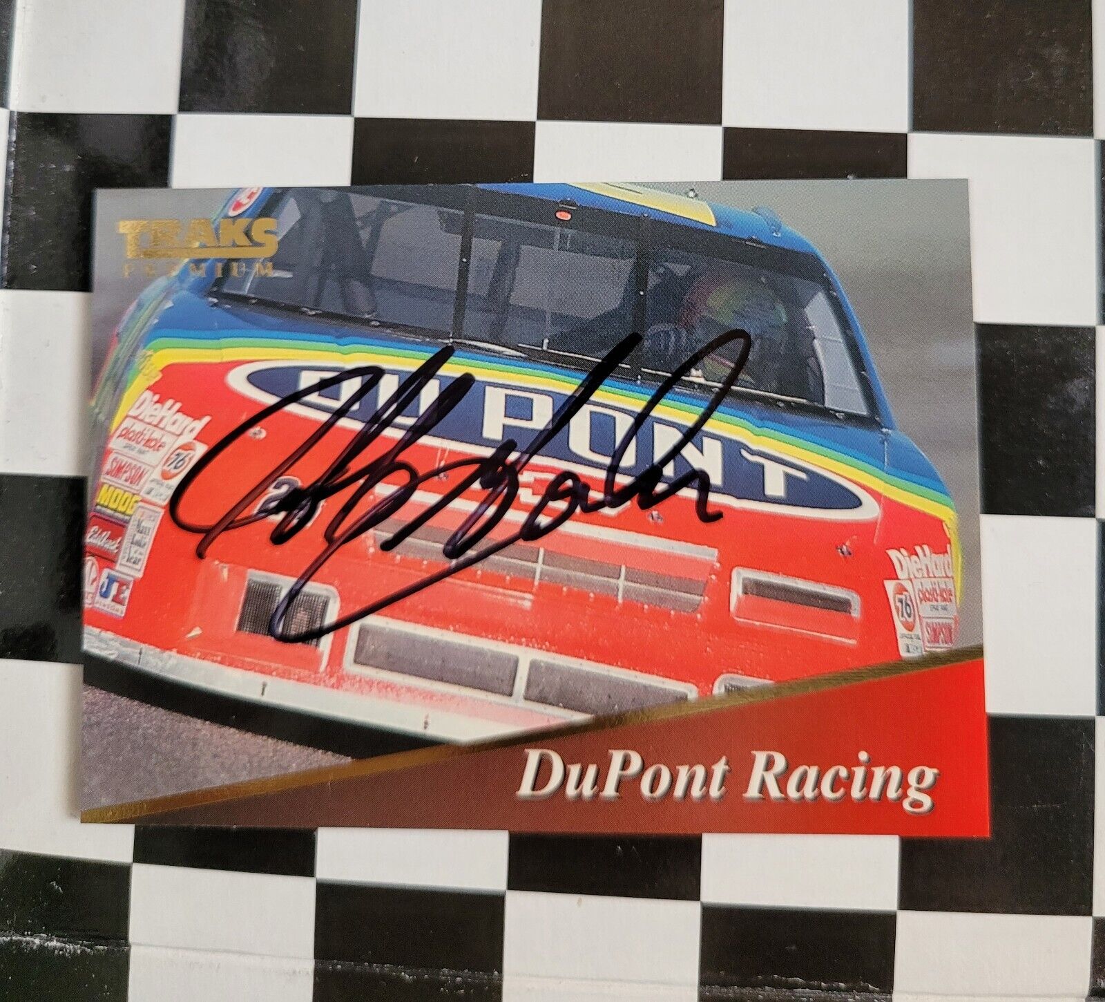 🏁🏆Jeff Gordon Autographed NASCAR Card🏁🏆