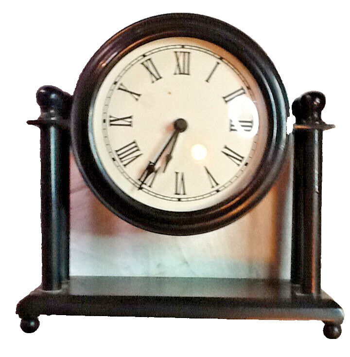 VINTAGE MANTLE CLOCK MADE IN INDIA 8 X 8\