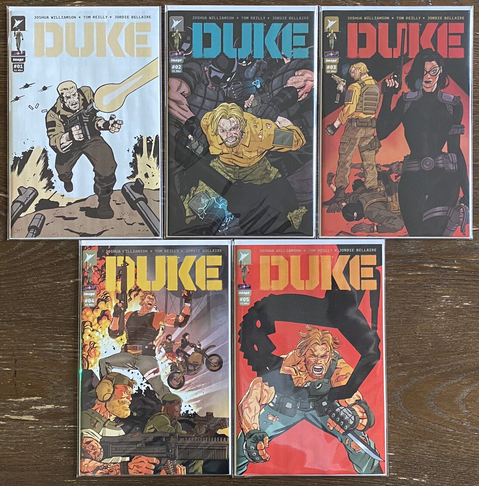 Duke (2023) #1-5 COMPLETE SET SERIES - All NM 1st Prints - Image Comics GI Joe
