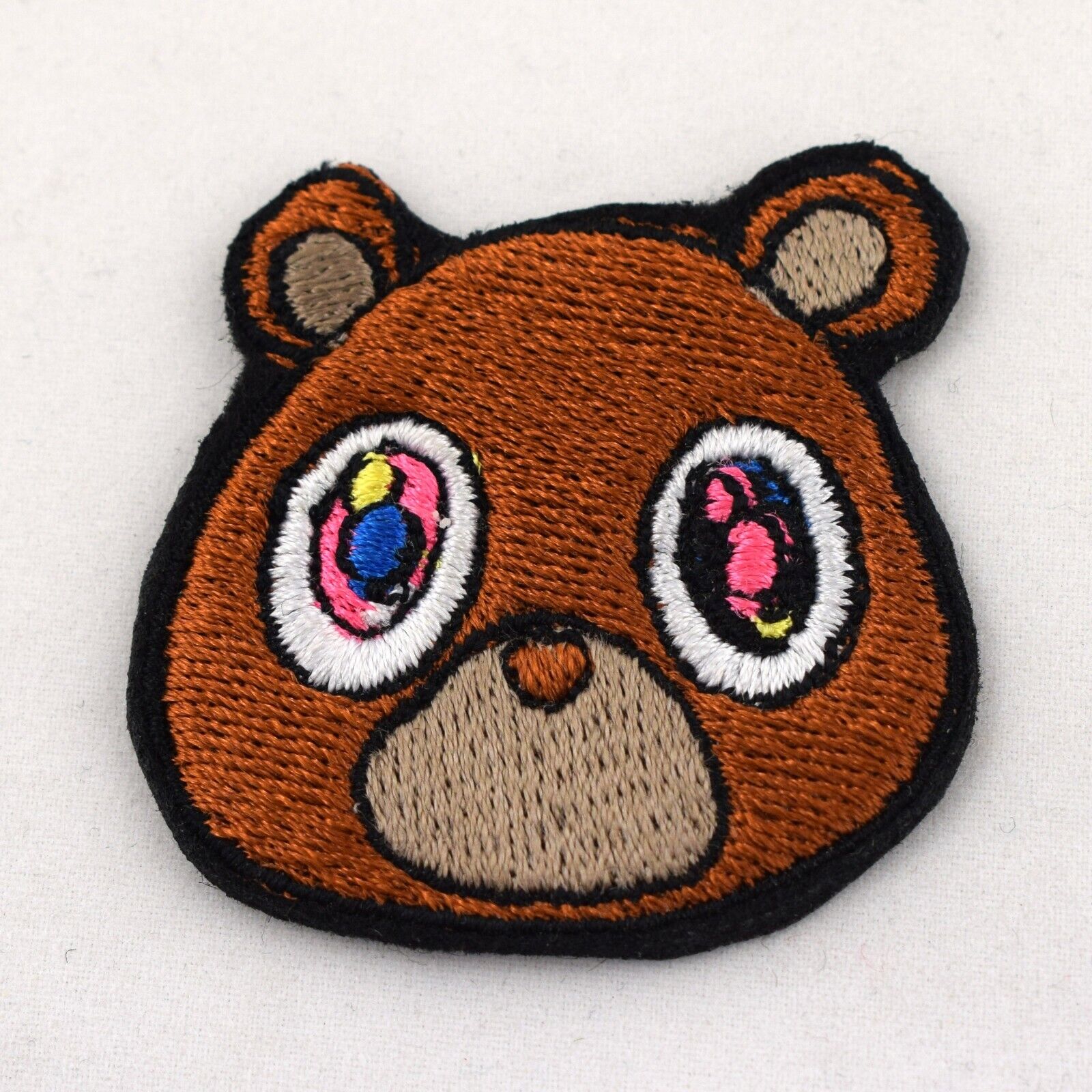 Iron on Patch - Kanye West Dropout Bear New Embroidered Hip Hop Rap