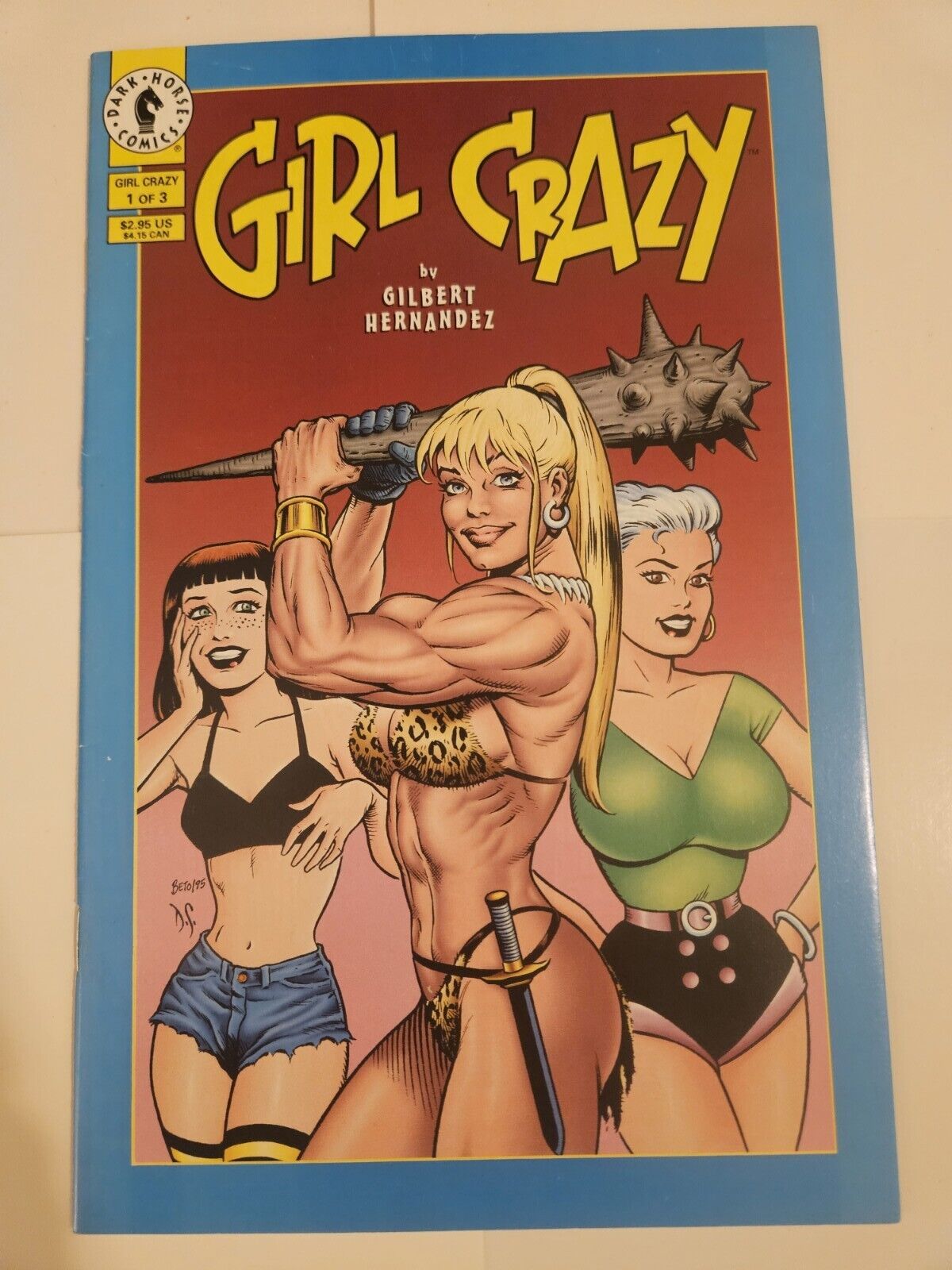 Girl Crazy Issue 1. Dark Horse Comics. Dave Stevens Cover Vf/Nm. Hot L@@k