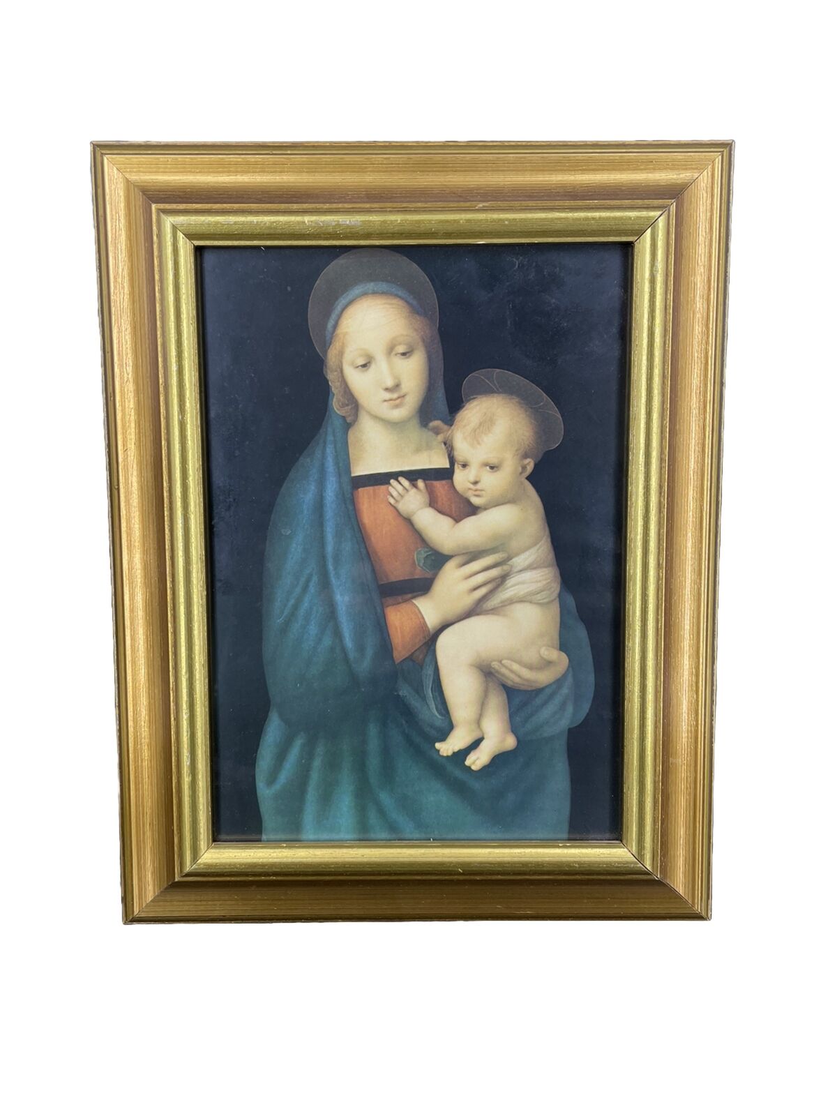 Madonna and Child Art Made In Italy Madonna del Granduca by Raphael Framed