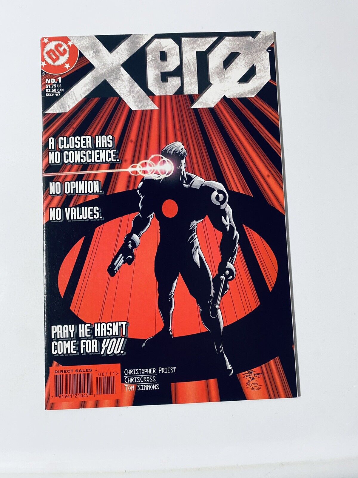 XERO # 1 DC Comics 1997 Low Print Run Optioned For Show First App Of Xero