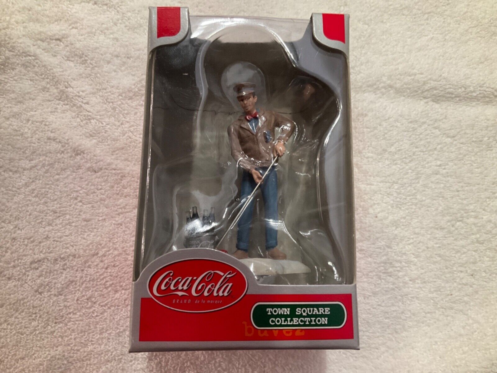 Coca-Cola Brand Town Square Collection - Accessory Usher n Bucket of Coke 2002