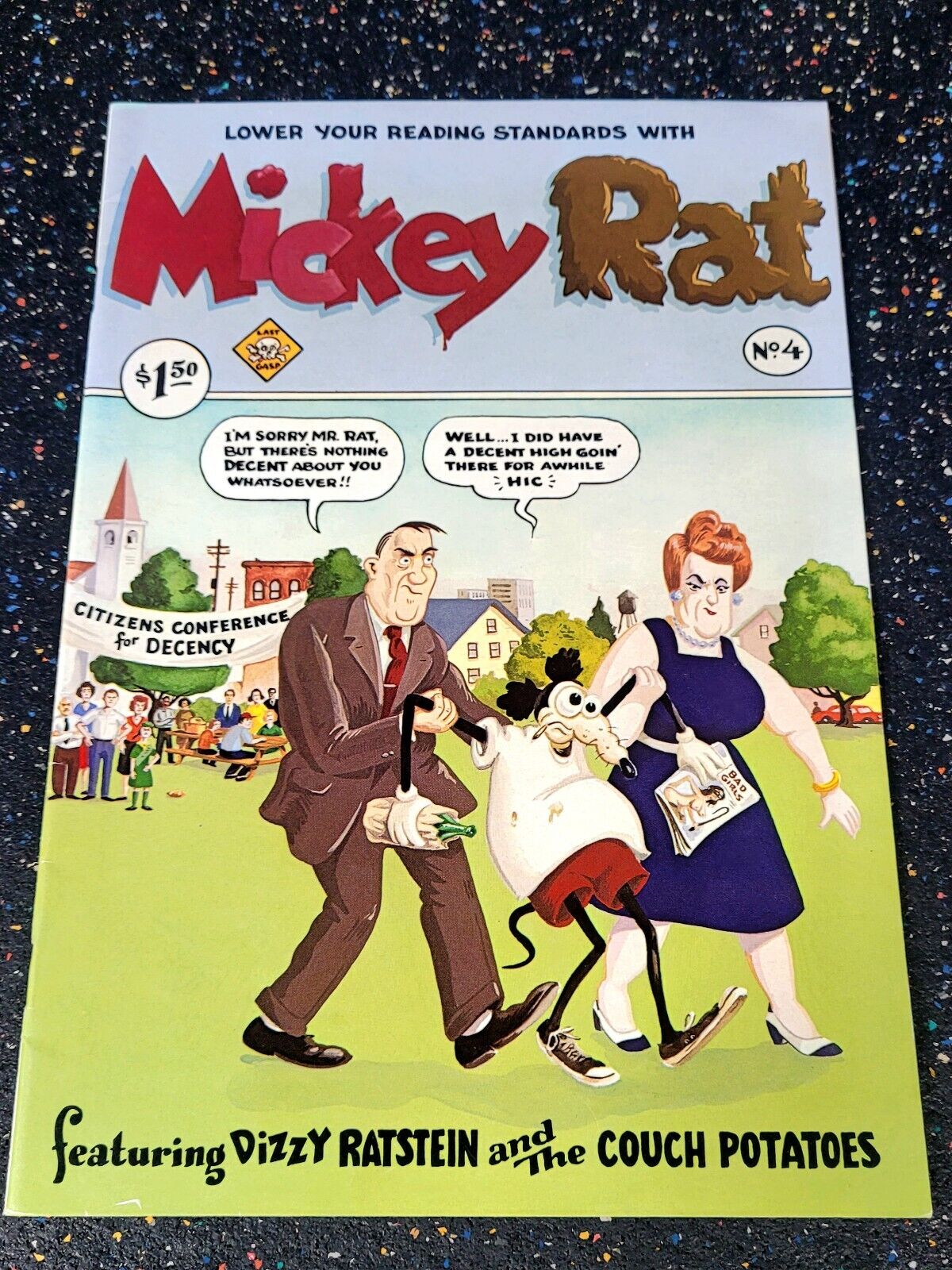 Mickey Rat #4 Underground Comic Last Gasp 1982 Robert Armstrong 1st Print