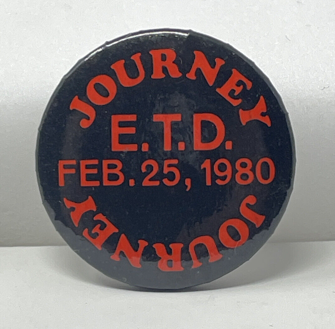 Rare Vintage 1981 Journey Promo Pinback Button 