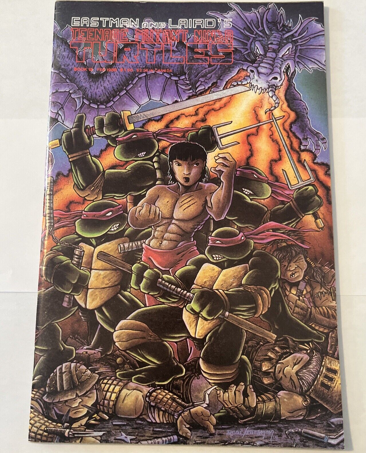 Teenage Mutant Ninja Turtles #18 Mirage 1989 Eastman Laird TMNT