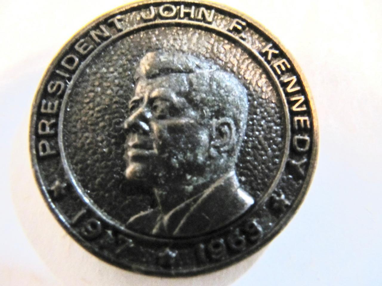 John F. Kennedy COIN Key Chain WNAC-TV Commemorative Years of Lightning Sponsor