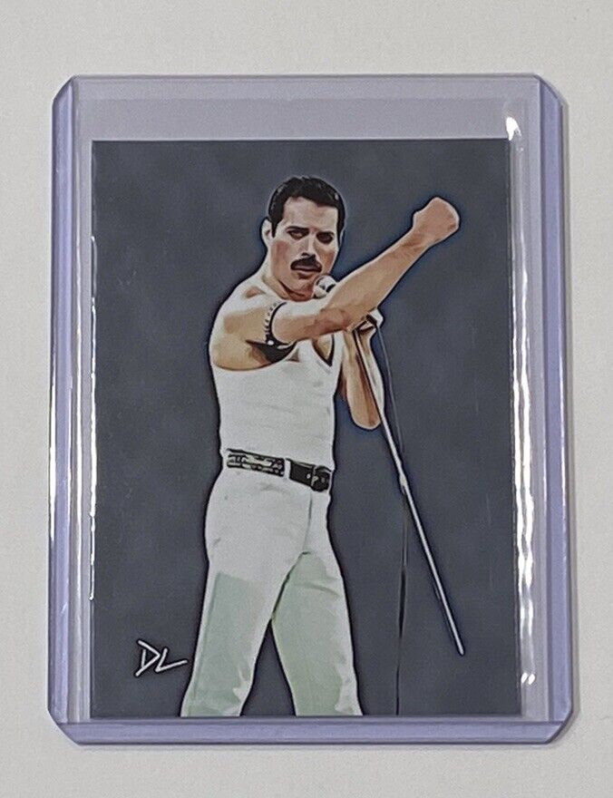 Freddie Mercury Limited Edition Artist Signed “Queen” Trading Card 1/10