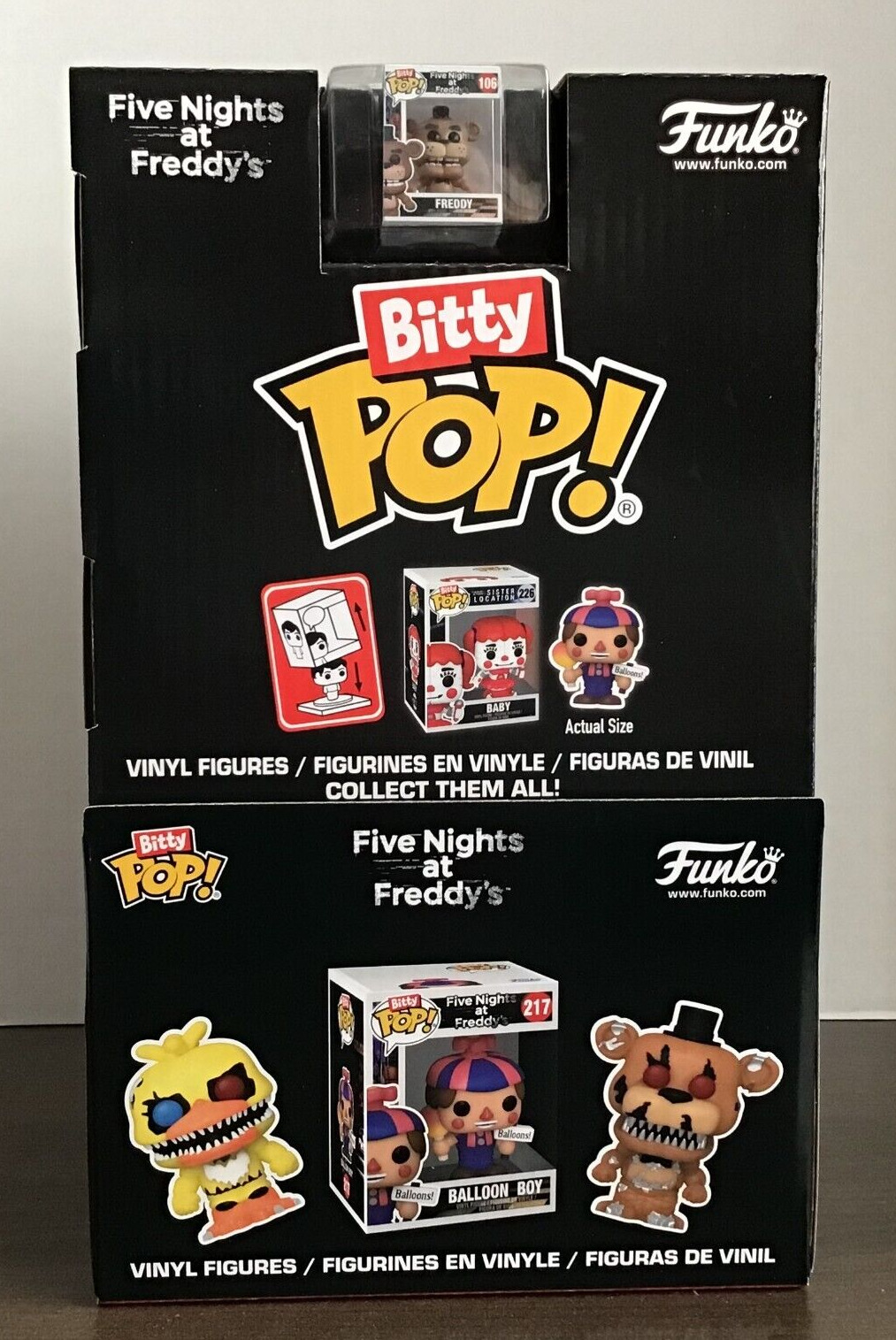 Funko Bitty Pop Five Nights at Freddy's Bitty Pop Blind Bag Display Case of 36