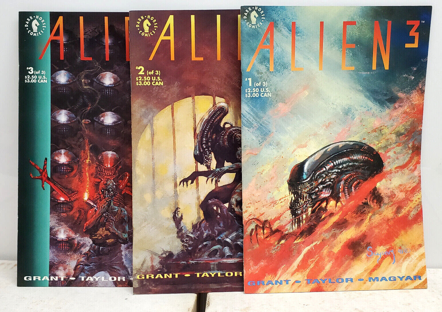 1992 Alien 3 Movie Adapt Dark Horse Comic Book Set- Your Choice of #1-3 or Set