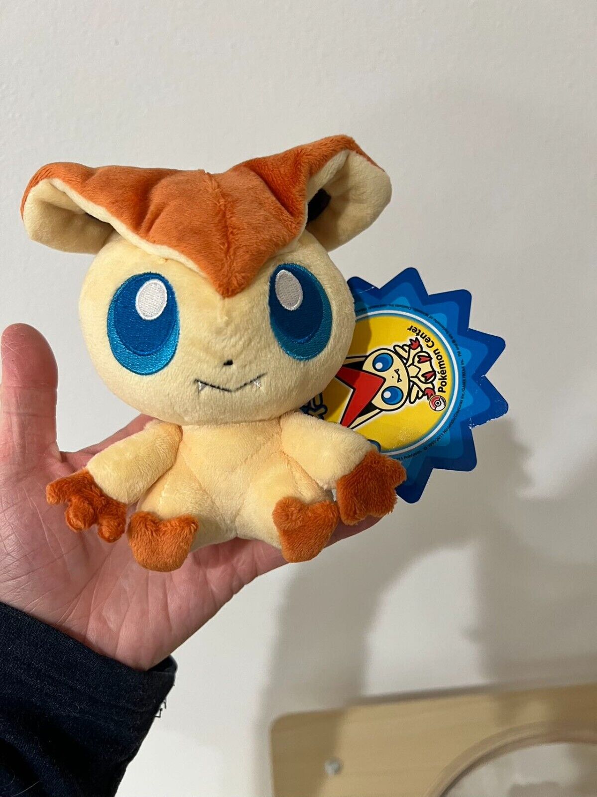 victini pokedoll Rare 2011 edition with blue star tag included for sale