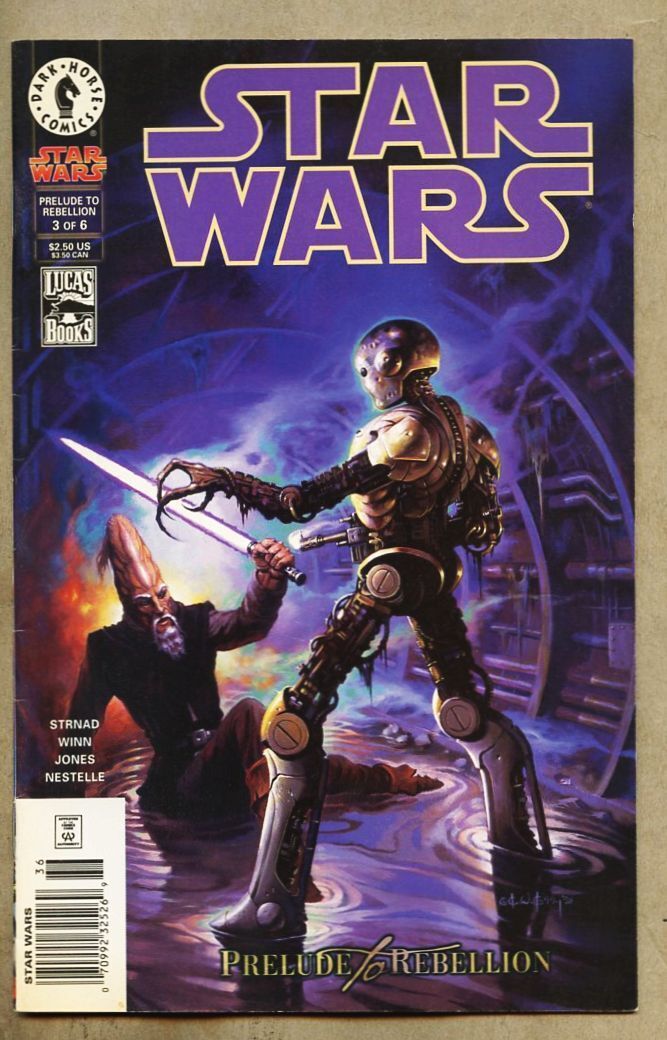 Star Wars #3-1999 vf- 7.5 Dark Horse Newsstand Variant