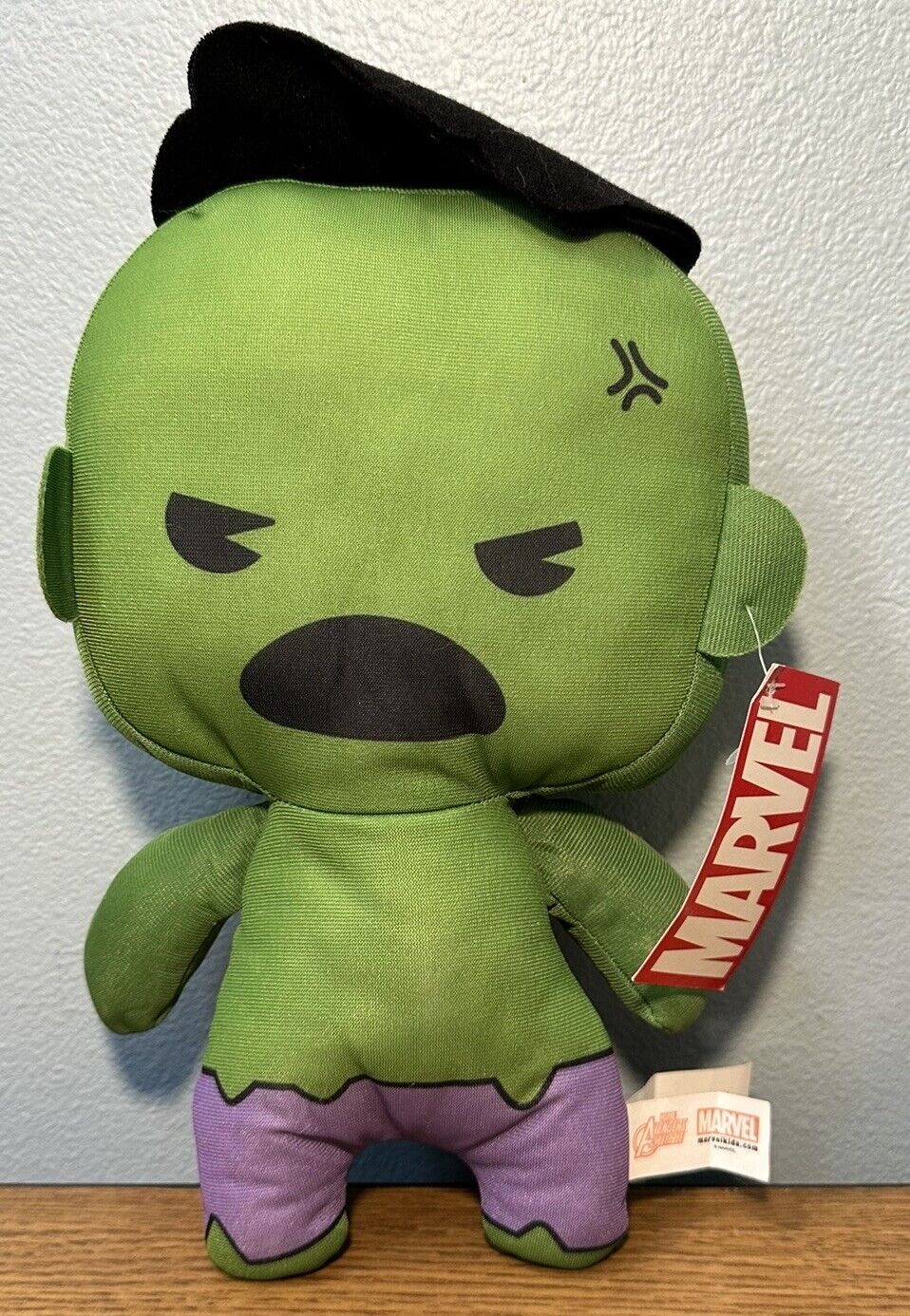 The Incredible Hulk Marvel Avengers Assemble Plush Comic Book Hero 12” NWT