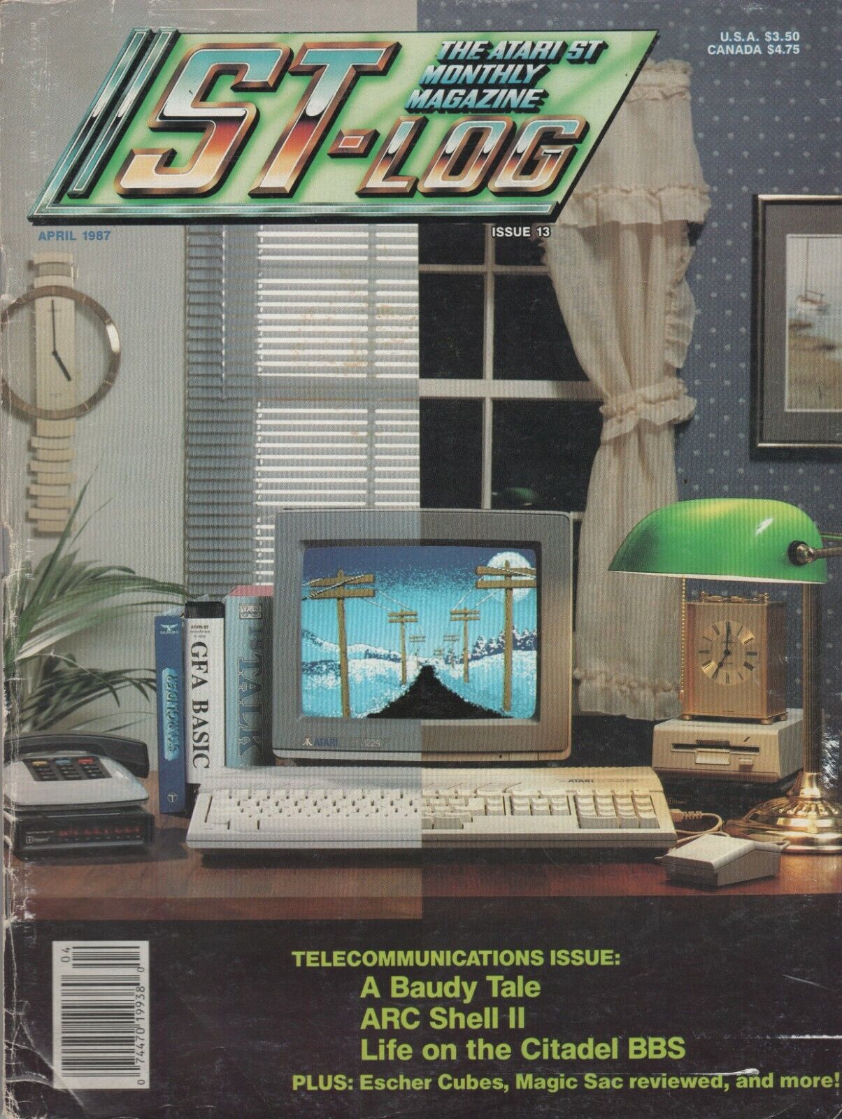 ITHistory (1987 88 89) ST LOG (Atari) Magazines (You Pick) Vintage Ads