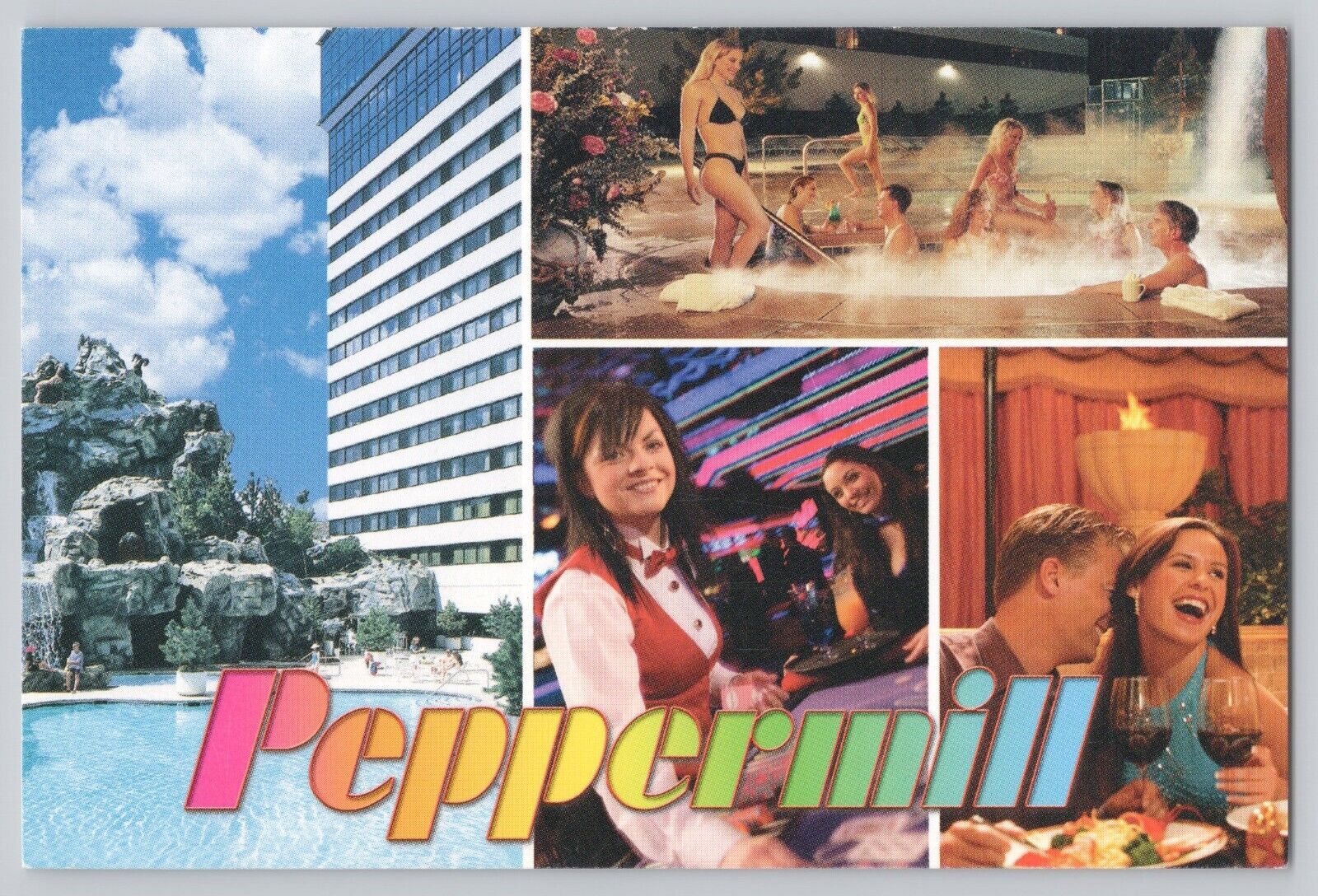 Peppermill Multiview Pool Hot Tub Casino Resort Hotel Reno Nevada
