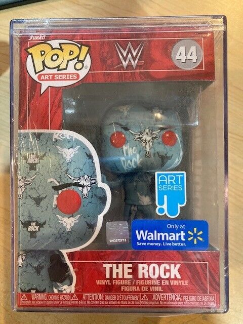 WWE The Rock #44 - Art Series Funko Pop - Walmart Exclusive - NIB
