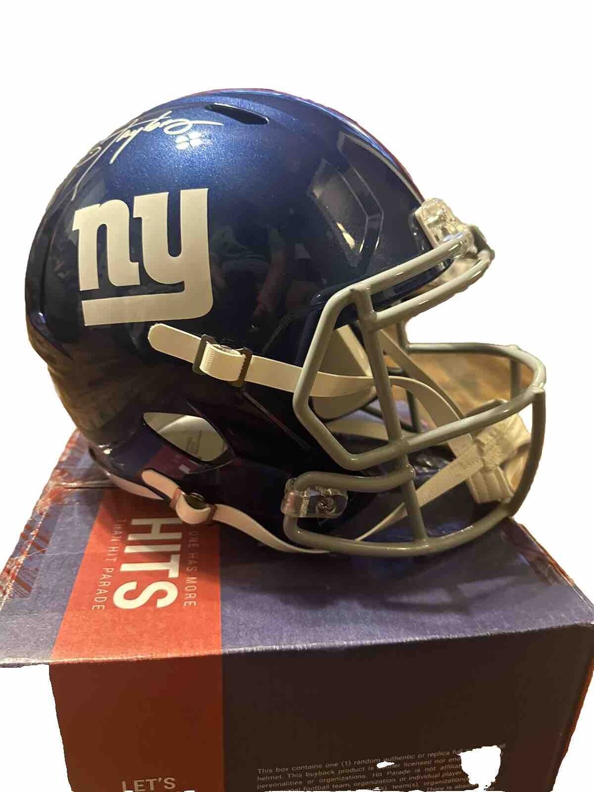Lawrence Taylor HOF Signed New York Giants Full Size Replica Helmet AUTO BAS COA