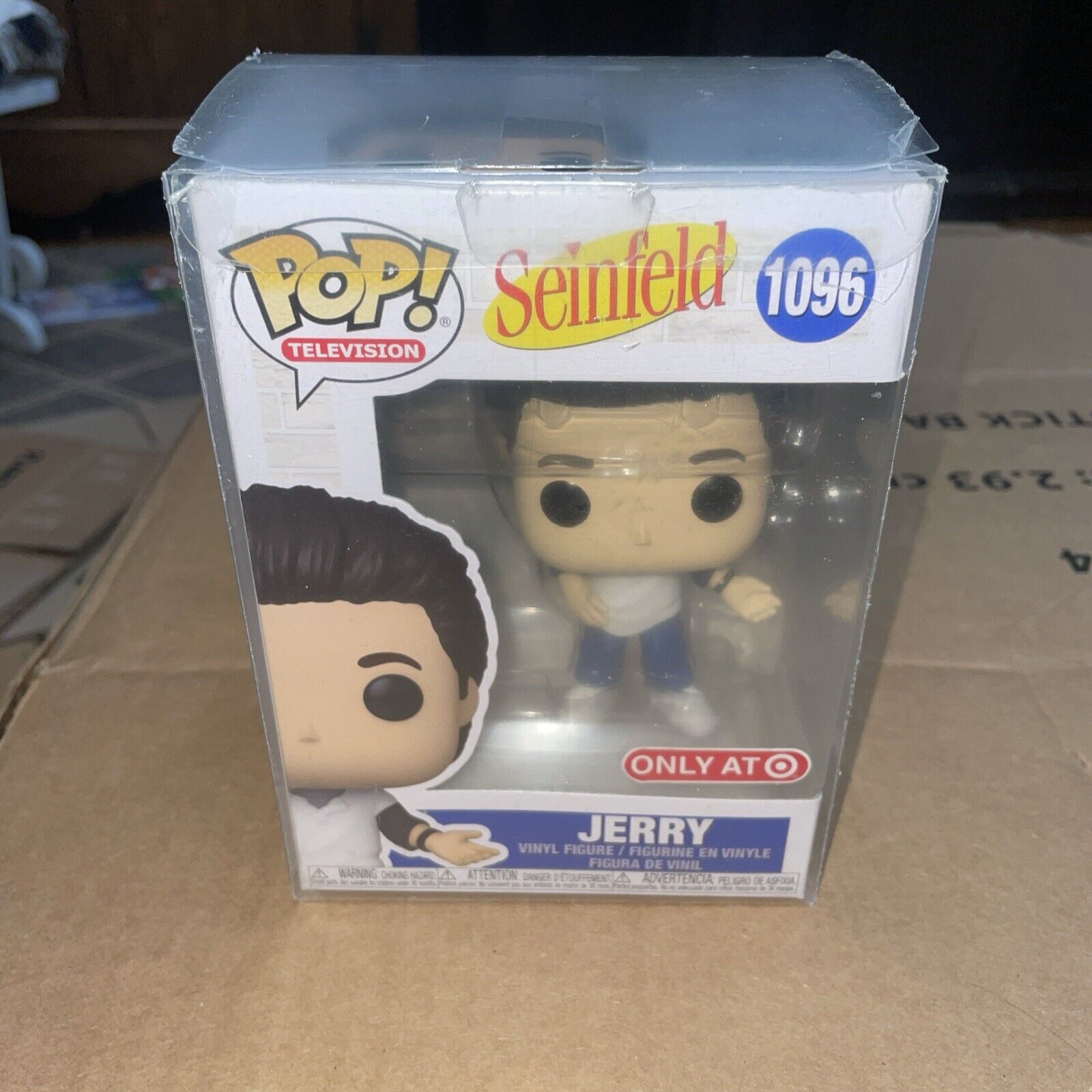 Funko Pop Television Seinfeld #1096 JERRY Target Exclusive w/ Protector