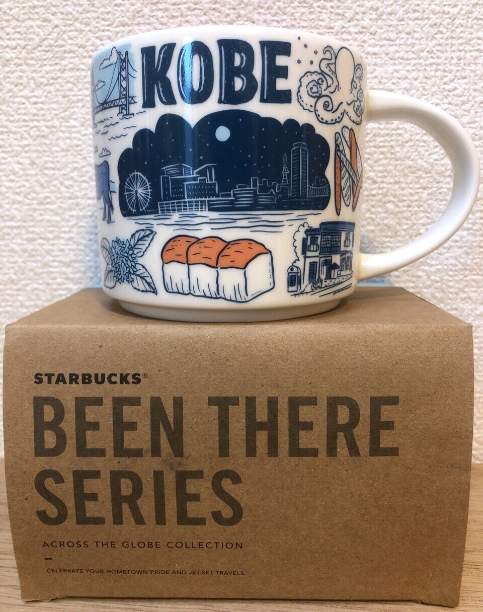 Kobe Japan Starbucks coffee Cup Mug 14oz Been There Series NEW With Box KOBE