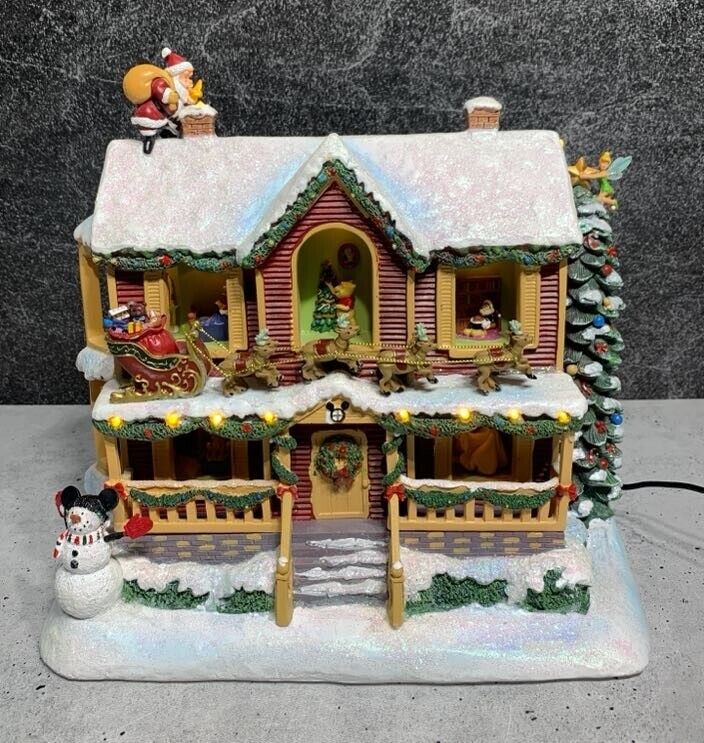 Bradford Exchange - Disney Twas The Night Before Christmas Story House - TESTED