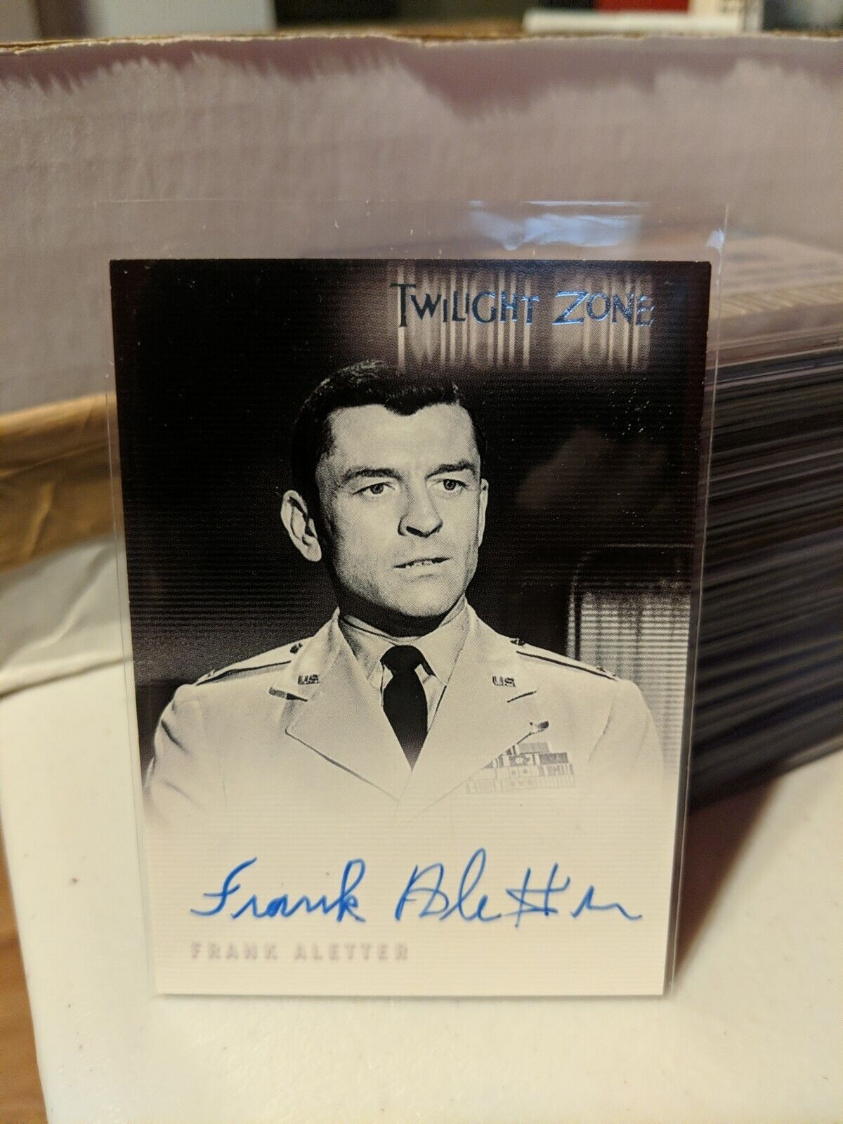 2002 Twilight Zone Series 3 Frank Aletter A64 Autograph Card *Pack Fresh*